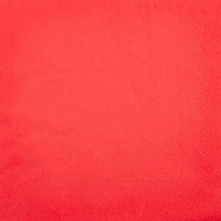 Serviette Rouge 2 plis 38x38 cm – Colis de 2400