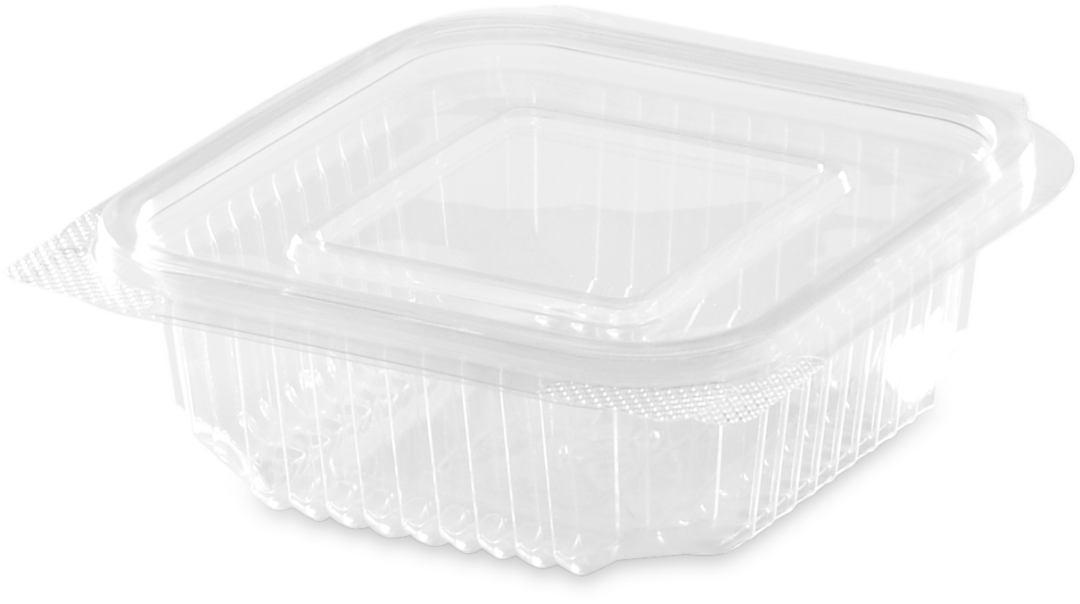 Barquette Fraîcheur ECO 250 ml avec Couvercle Charnière – APET – Colis de 50 à 600 pièces