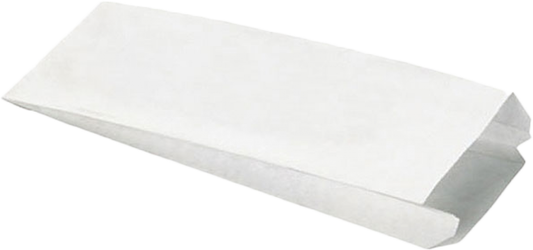 Sac Croissant Sans Impression Blanc 18x7x35 cm – Colis de 1000