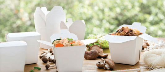 Pot à Pâtes en Carton Blanc 480 ml (99x83 mm) – Colis de 50 pièces