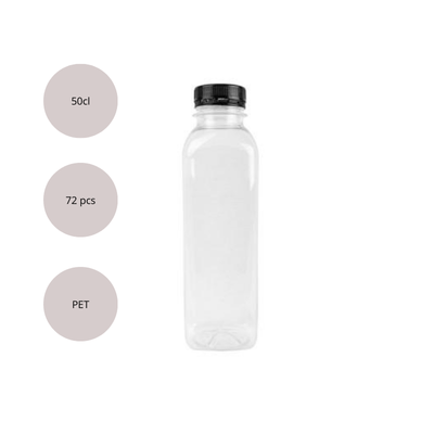 Bouteille pour Jus 50 cl avec Bouchon Orange – Colis de 145 pièces