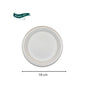 Assiette en pulpe végétale 18cm