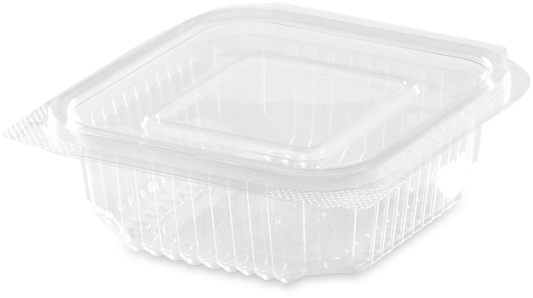 Barquette Fraîcheur ECO 250 ml avec Couvercle Charnière – APET – Colis de 50 à 600 pièces