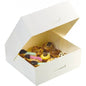Boîte Pâtissière Blanche 16x16x5 cm en Carton – Colis de 50 pièces