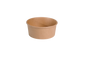 Pot Rond Kraft Brun 1100 ml – Ø165x65 mm – Résistant & Écologique – Lot de 50 à 300