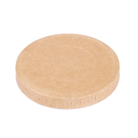 Couvercle Carton Kraft – Compatible Pots Kraft – Résistant & Écologique – Lot de 50