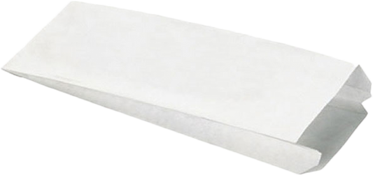 Sac Croissant Sans Impression Blanc 18x7x35 cm – Colis de 1000