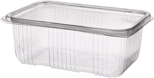 Barquette Fraîcheur ECO 375 ml avec Couvercle Charnière – APET – Colis de 50 à 400 pièces