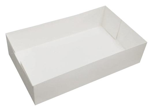 Caissette Pâtissière Blanche 14x10x5 cm – Colis de 100