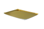 Plateau Traiteur Rectangle 19x28cm OR – Colis de 25 à 100 pièces