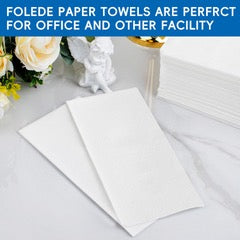 Serviette Non Tissée Blanche 40x40 cm – Aspect Tissu – Jetable Haut de Gamme