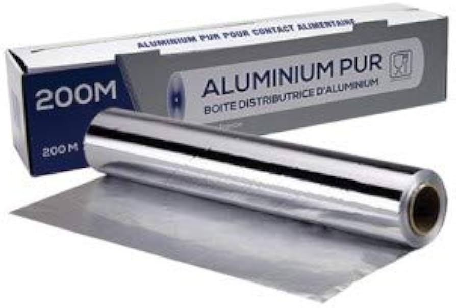 Papier aluminium en boite distributrice 200M / 30cm