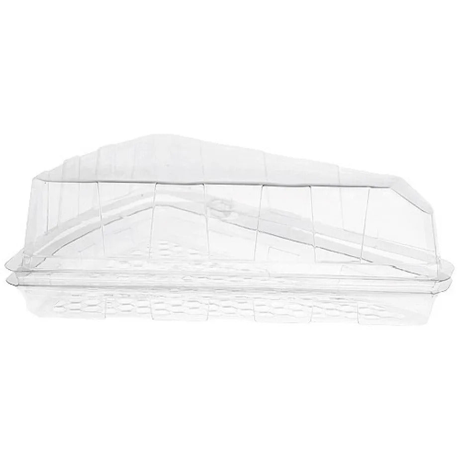 Boîte à Tarte Triangle Cristal 135x105x90 mm – PS/APET – Colis de 50 à 540 pièces