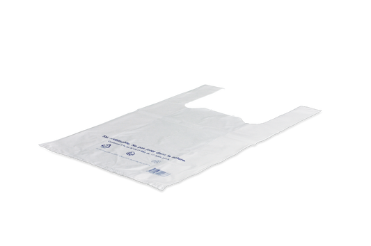 Sac Bretelles Réutilisable 33x18x63 cm – 50µ – Colis de 400 pièces