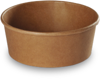 Pot Rond Kraft Brun 1000 ml – Ø185x50 mm – Emballage Écologique – Lot de 50 à 300